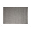 Tapete decorativo colección Latur N8003 rectangular de lana, algodón y poliéster en color gris