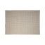 Tapete decorativo Latur N8006 rectangular de lana y algodón en beige yute