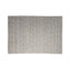 Tapete decorativo colección Malda N8013 rectangular de lana, viscosa y algodón pelo corto en color greige