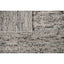 Tapete colección Malda N8015 rectangular de lana, viscosa y algodón en tono gris plata