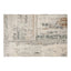 Tapete decorativo Minori T2164 rectangular en tonos gris y azul