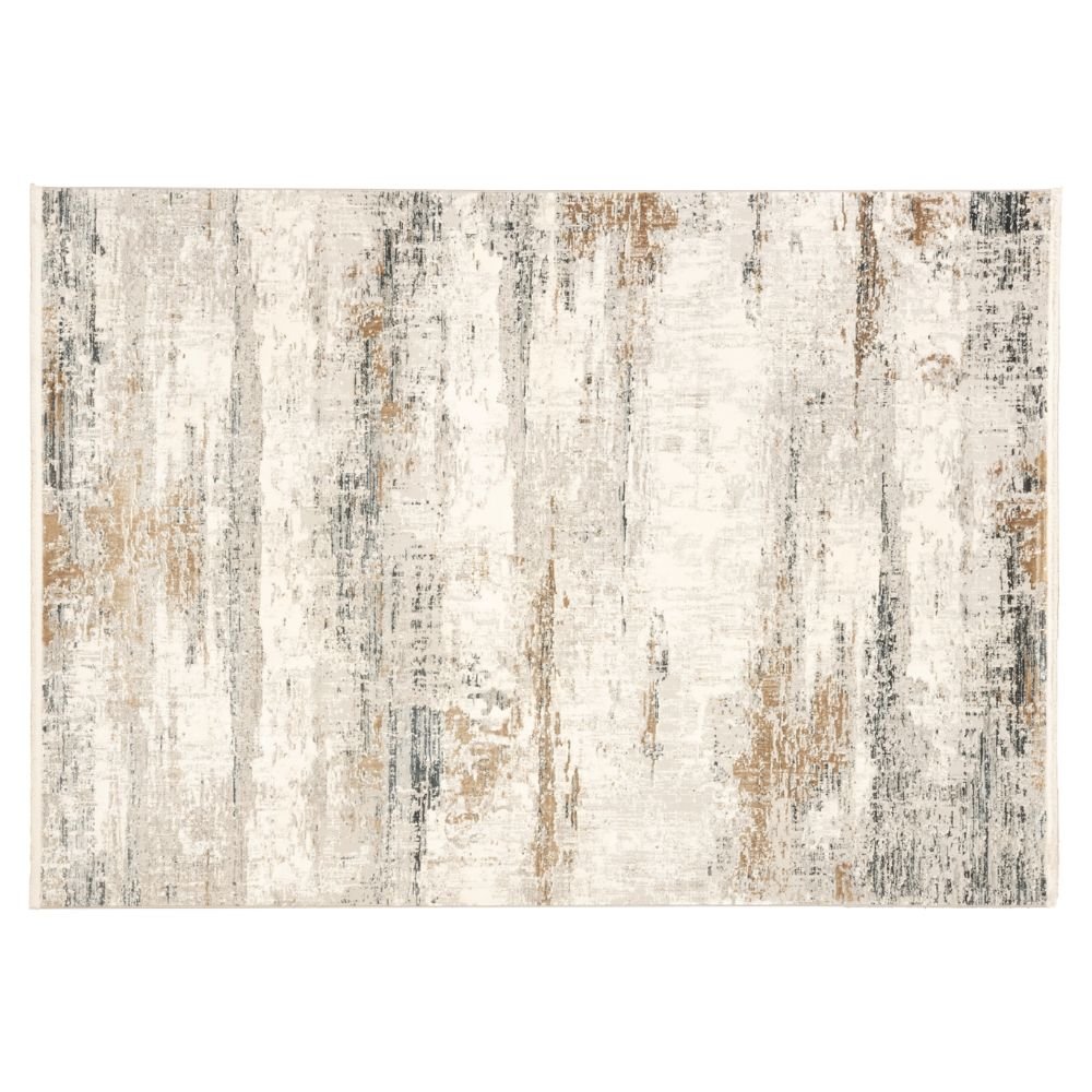 Tapete decorativo Minori T2164 rectangular en tonos gris y azul