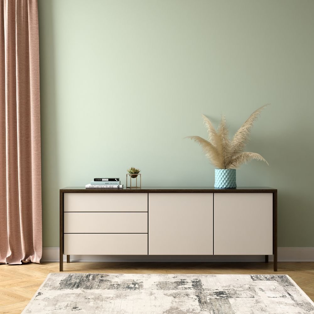 Tapete decorativo colección Minori T2179 rectangular en gris