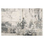 Tapete decorativo colección Minori T2179 rectangular en gris