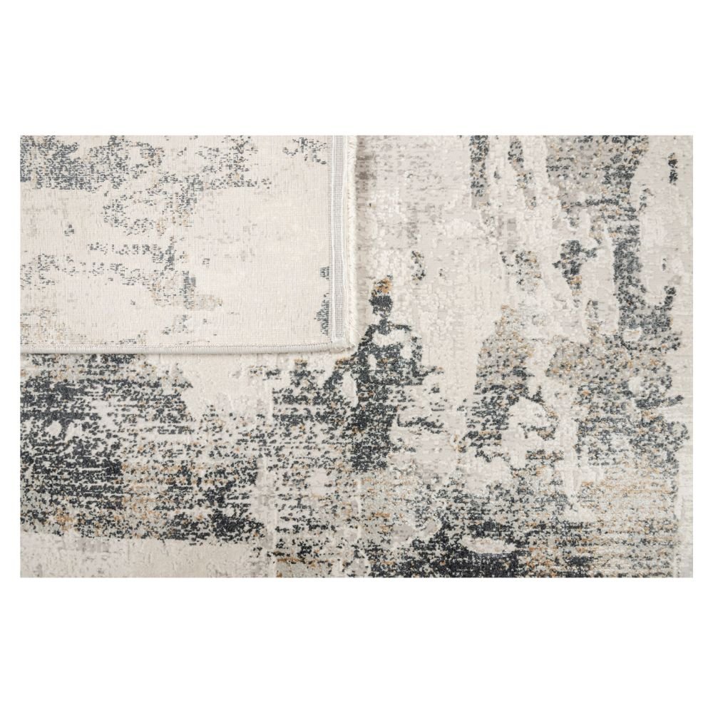 Tapete decorativo colección Minori T2179 rectangular en gris