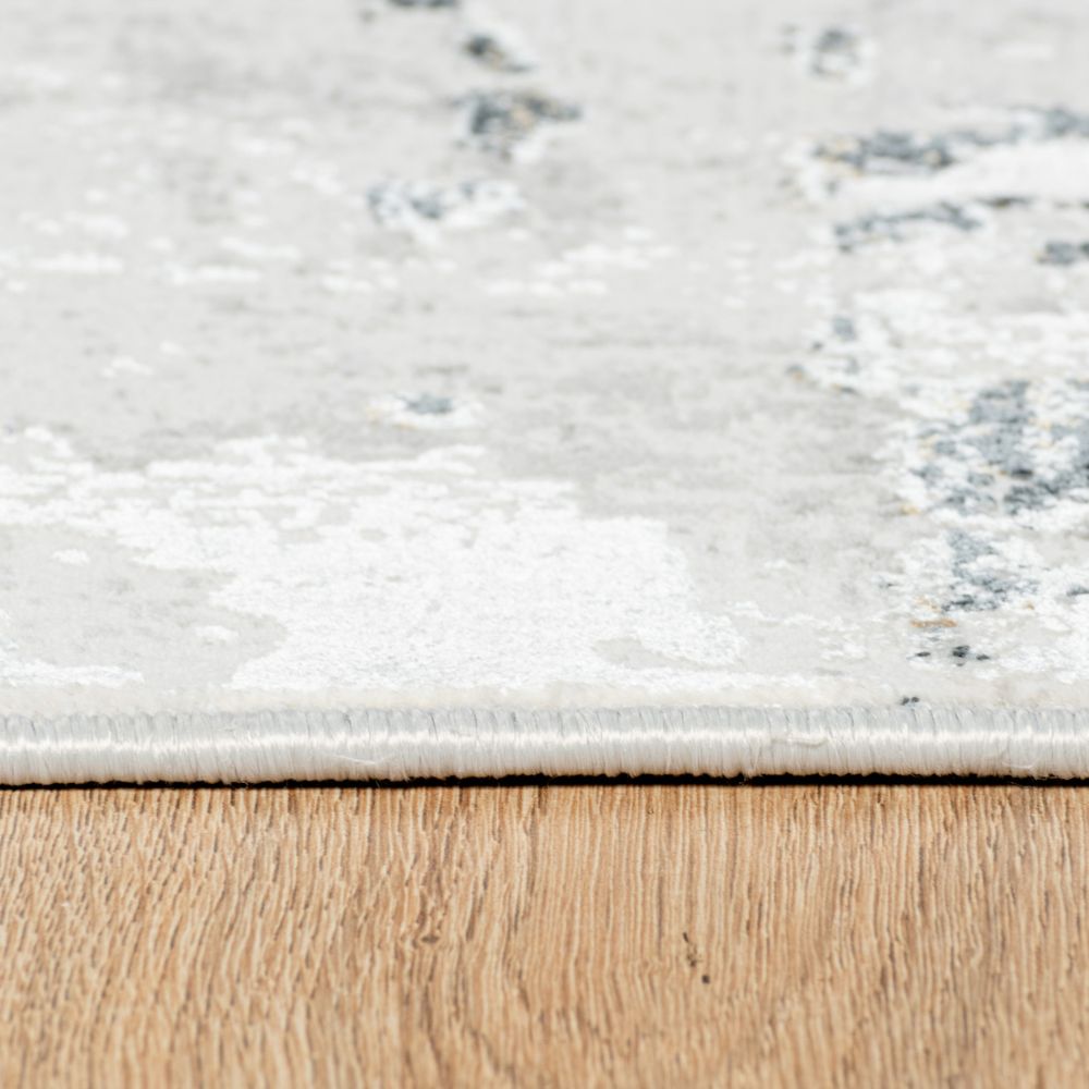 Tapete decorativo colección Minori T2179 rectangular en gris