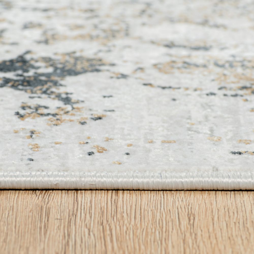 Tapete decorativo colección Minori rectangular en color gris