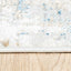 Tapete decorativo colección Minori T2193 rectangular en tonos azul y oro