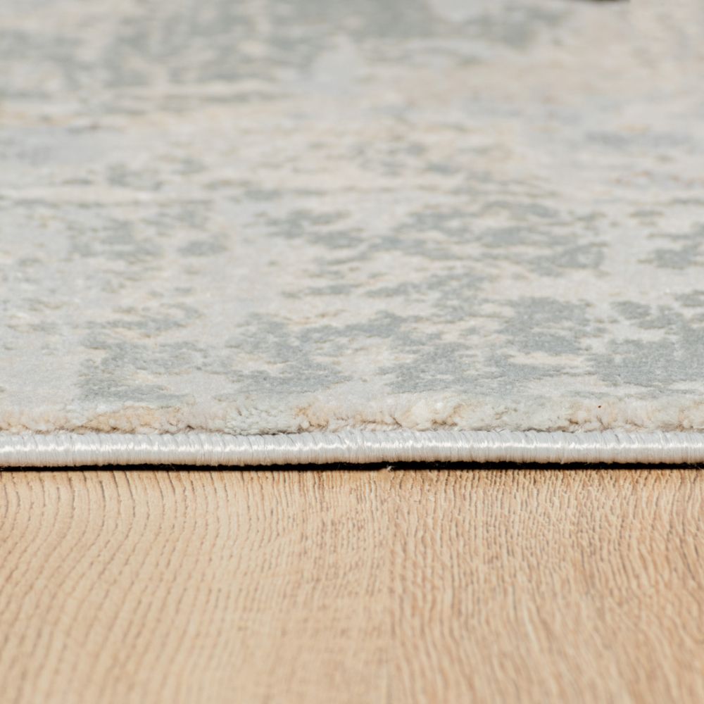 Tapete colección Minori T2244 rectangular en tono gris para decoración