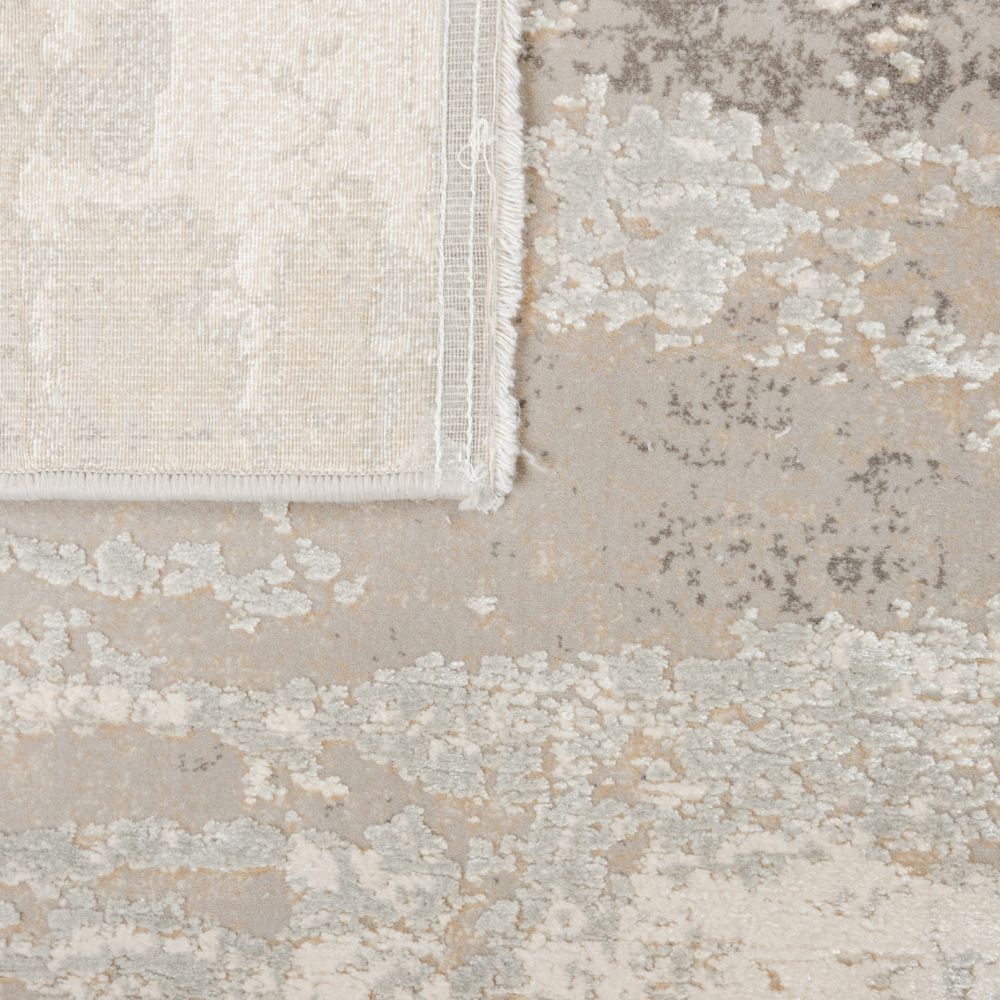 Tapete colección Minori T2244 rectangular en tono gris para decoración