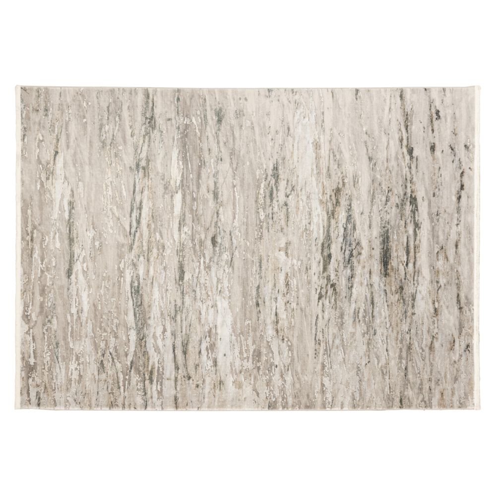 Tapete colección Minori T2299 rectangular en tono gris para decoración