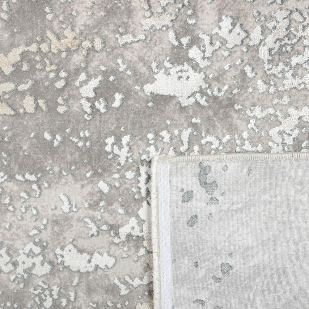 Tapete decorativo colección Minori T2300 rectangular color gris