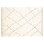 Tapete decorativo colección Myra D2025 rectangular en polietileno color beige tabaco