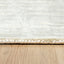 Tapete decorativo colección Raipur D3007 rectangular de viscosa y algodón en tono sage