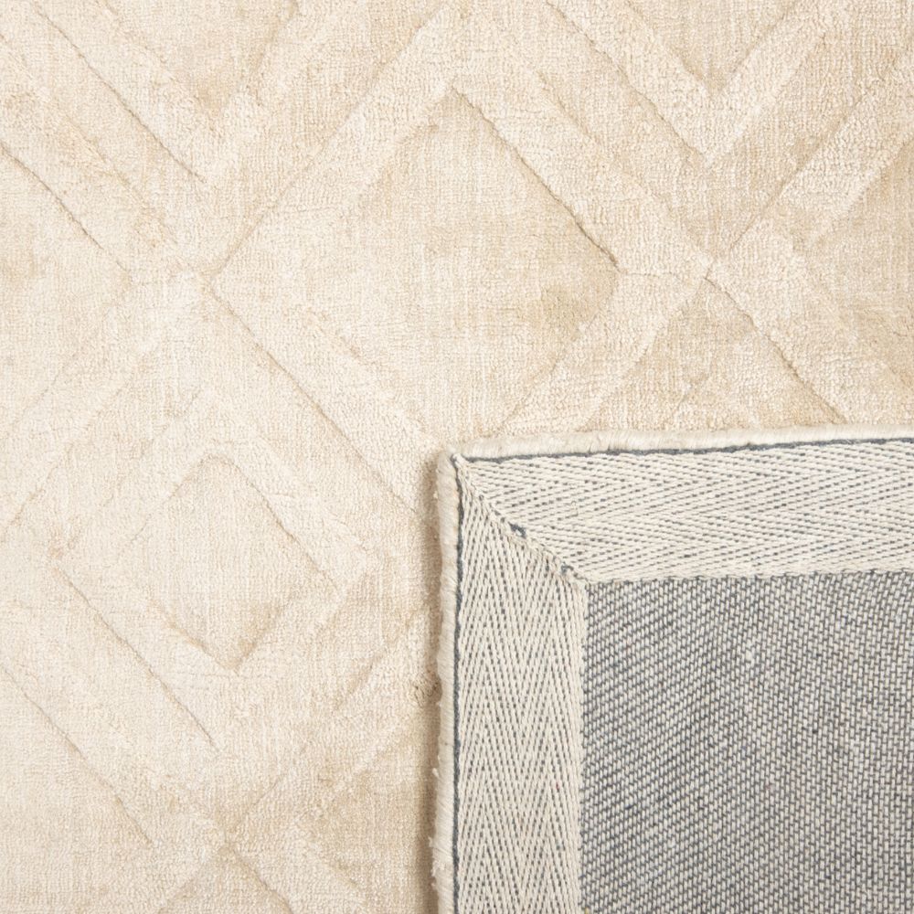 Tapete colección Raipur D3008 rectangular en tono beige para decoración