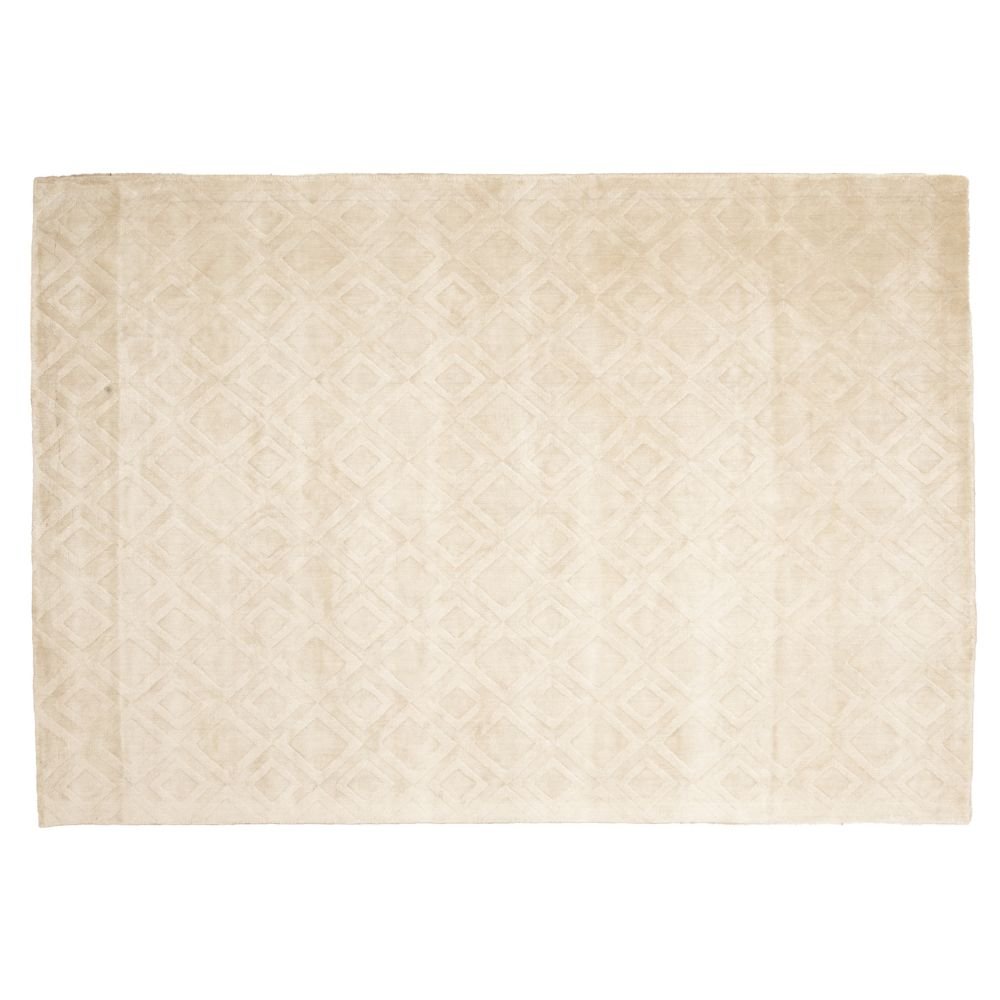 Tapete colección Raipur D3008 rectangular en tono beige para decoración