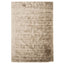 Tapete decorativo colección Raipur D3020 rectangular en viscosa y algodón color tabaco