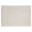 Tapete decorativo Raipur D3021 rectangular de viscosa y algodón en color plata
