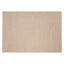 Tapete decorativo colección Saira D1006 rectangular en poliéster y lana color marfil beige
