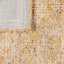 Tapete decorativo Salem N4009 rectangular de lana y poliéster en color oro