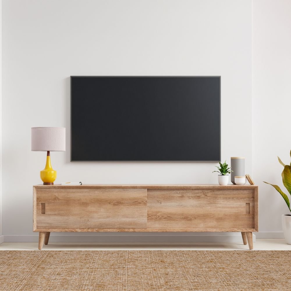 Tapete decorativo Salem N4009 rectangular de lana y poliéster en color oro