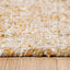 Tapete decorativo Salem N4009 rectangular de lana y poliéster en color oro