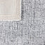 Tapete decorativo colección Salem rectangular en lana y poliéster color gris de pelo corto