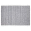 Tapete decorativo colección Salem N4012 rectangular de lana y poliéster pelo corto en color plata