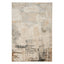 Tapete decorativo colección Salim T4048 de poliéster en gris oro, rectangular o circular