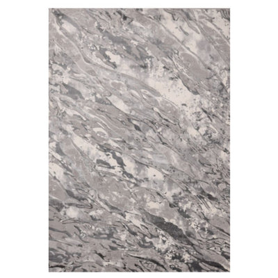 TAPETE LAVIN SAMIRA U5006 | Tapete Decorativo para Recepción Hotel Hogar Departamento Sala | GRIS PLATA | Varias Medidas | Rectangular | Interior - U5006-60 x 90 - LAVIN - NOGAL BEAT - Tapetes