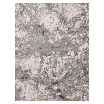 TAPETE LAVIN SAMIRA U5007 | Tapete Decorativo para Recepción Hotel Hogar Departamento Sala | GRIS PLATA | Varias Medidas | Rectangular | Interior - U5007-60 x 90 - LAVIN - NOGAL BEAT - Tapetes
