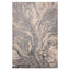 Tapete decorativo colección Samira U5008 rectangular de poliéster y polipropileno pelo corto en gris plata