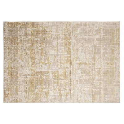 TAPETE LAVIN SIBEL U7008 | Tapete Decorativo para Recepción Hotel Hogar Departamento Sala | ORO CREMA | Varias Medidas | Rectangular y Circular | Interior - U7008-60 X 90 - LAVIN - NOGAL BEAT - Tapetes