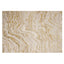Tapete decorativo colección Sibel U7009 rectangular y circular de poliéster en tonos oro y crema