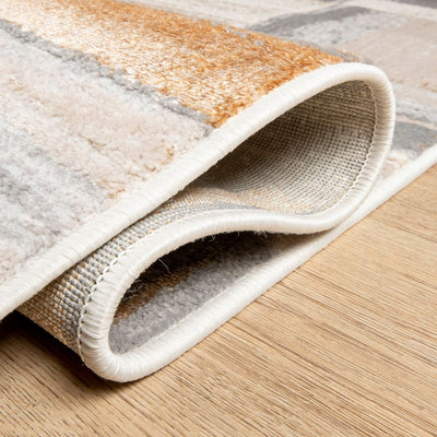 TAPETE LAVIN TERRA T9031 | Tapete Decorativo para Recepción Hotel Hogar Departamento Sala | CREMA ORO | Varias Medidas | Rectangular | Interior - T9031-60 x 90 - LAVIN - NOGAL BEAT - Tapetes