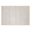 Tapete decorativo colección Thane N4001 rectangular de viscosa y lana en crema gris