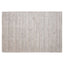Tapete decorativo colección Thane N4003 rectangular de viscosa y lana pelo corto en tonos plata y gris