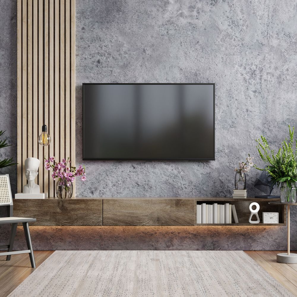 Tapete decorativo colección Thane N4003 rectangular de viscosa y lana pelo corto en tonos plata y gris
