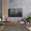 Tapete decorativo colección Thane N4004 rectangular de viscosa y lana en tonos gris y plata