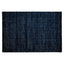 Tapete decorativo Thane N4007 rectangular de viscosa y lana en azul multicolor