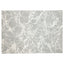 Tapete decorativo colección Vani D2004 rectangular de lana y algodón en tonos beige y crema