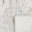 Tapete decorativo Zaria T2187 de poliéster en gris y crema, formas rectangular y circular