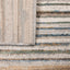 Tapete decorativo colección Zaria T2200 rectangular y circular de poliéster en tonos gris y crema