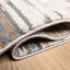 Tapete decorativo colección Zaria T2200 rectangular y circular de poliéster en tonos gris y crema