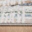 Tapete colección Zaria T2233 rectangular y circular de poliéster pelo corto en tono gris crema