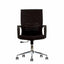 Silla de oficina operativa Techno Active reclinable gris con asiento y respaldo tapizados y base cromada