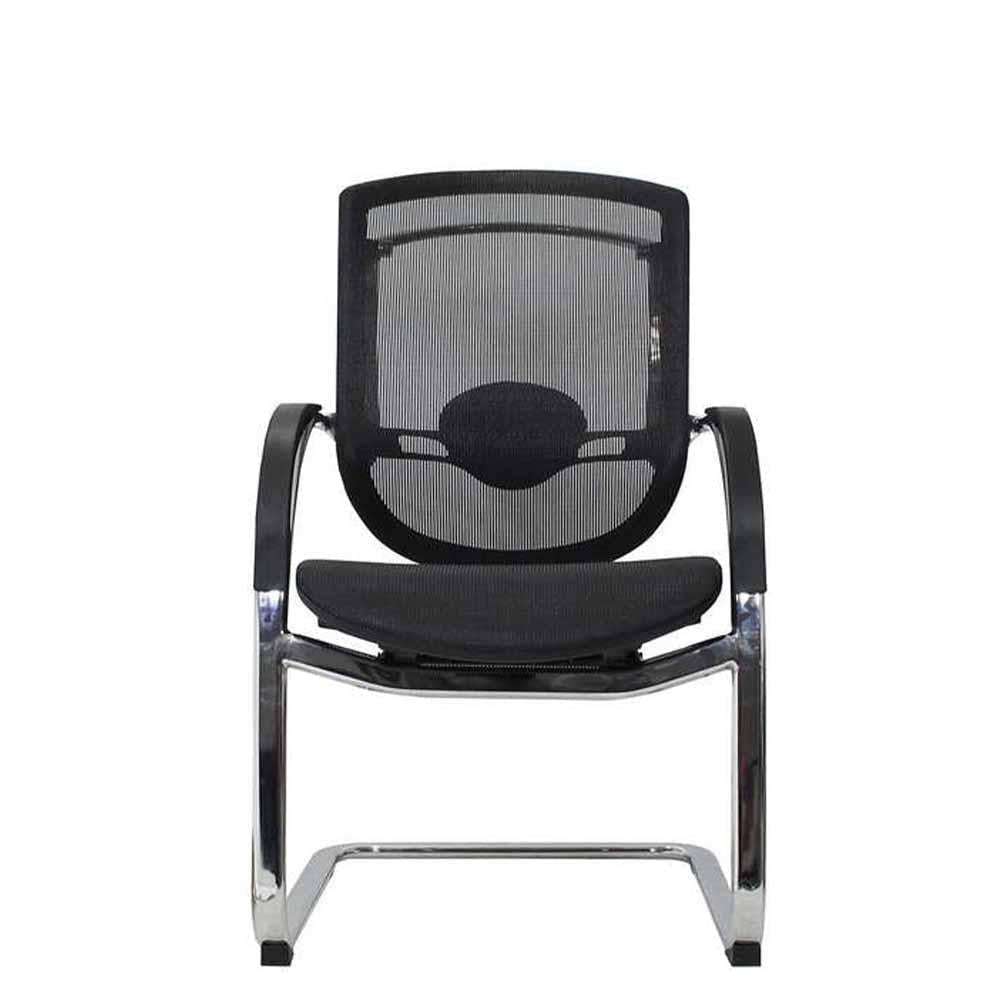 Techno Silla Advance Visita Smart Mesh Base Trineo Cromado - ADVANCE VISITA Negro - Techno - NOGAL BEAT - Silla para oficina