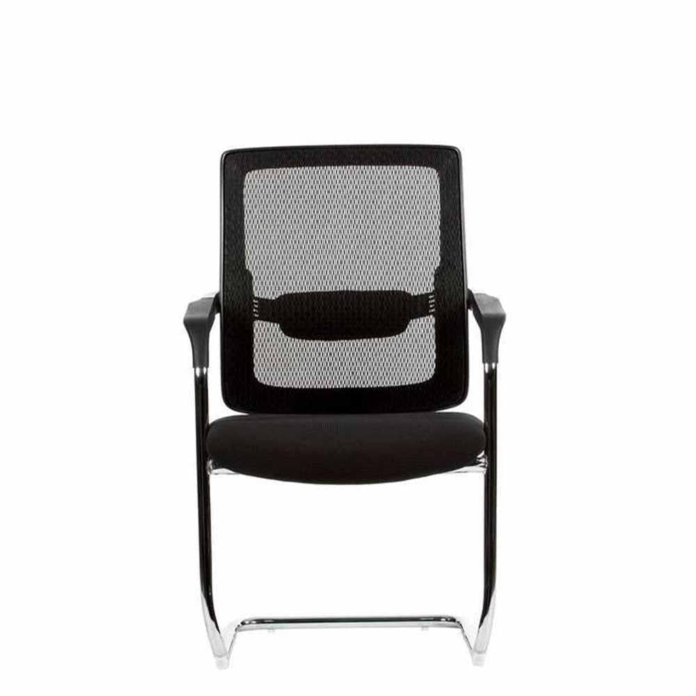 Techno Silla Cloud Visita Smart Mesh Base Trineo Cromado - CLOUD - Techno - NOGAL BEAT - Sillas