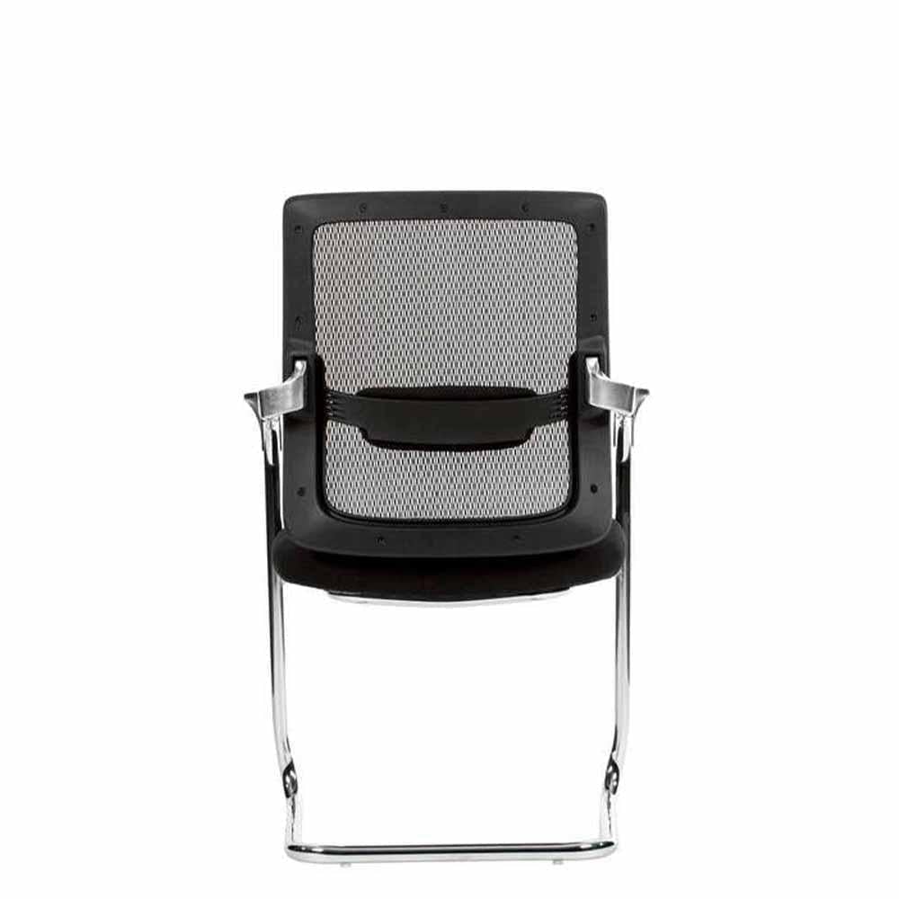 Techno Silla Cloud Visita Smart Mesh Base Trineo Cromado - CLOUD - Techno - NOGAL BEAT - Sillas