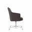 Techno Silla Dream Visita Genuine Leather Base 4 Puntas Aluminio Pulido - DREAM VISITA Taupe - Techno - NOGAL BEAT - Silla para oficina